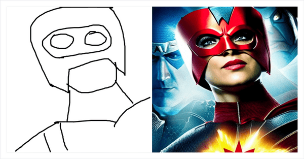 Dramatic poster of a superhero movie